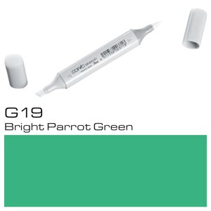 Маркер перманентный "Copic Sketch", G-19 яркий зеленый попугай