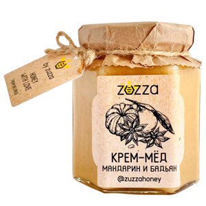 Мед-крем "Zuzza", мандарин, бадьян, 240 г