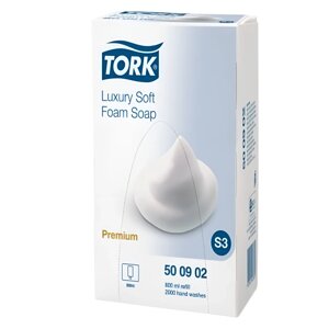 Мыло-пена жидкое люкс "Tork", S3, 800 мл (500902-38)