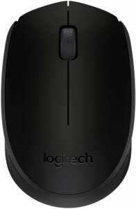 Мышь Logitech "B170", беспроводная, 1000  dpi, 3 кнопки, черный