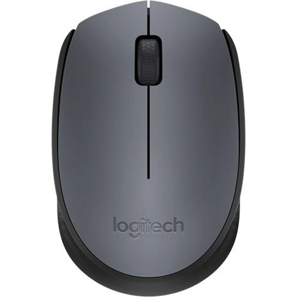 Мышь Logitech "M170 Grey", беспроводная, 1000  dpi, 3 кнопки, серый от компании «Офистон маркет» - фото 1