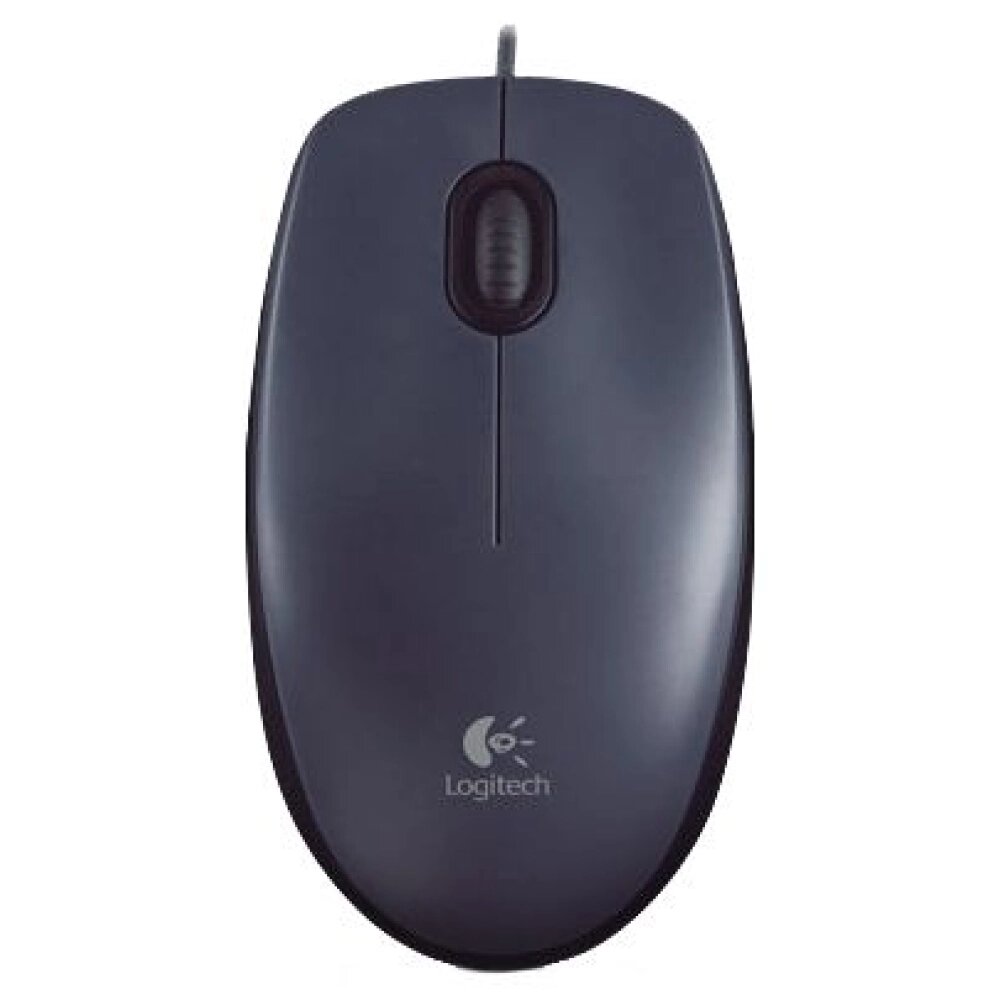 Мышь Logitech "Mouse M90", проводная, 1000  dpi, 3 кнопки, черный от компании «Офистон маркет» - фото 1