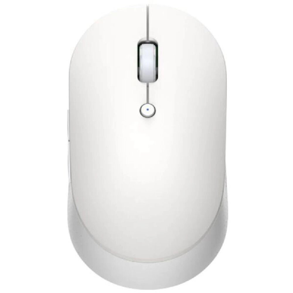 Мышь Xiaomi "Mi Dual Mode Wireless Mouse Silent (HLK4040GL)", беспроводная, 1300  dpi, 4 кнопки, белый от компании «Офистон маркет» - фото 1