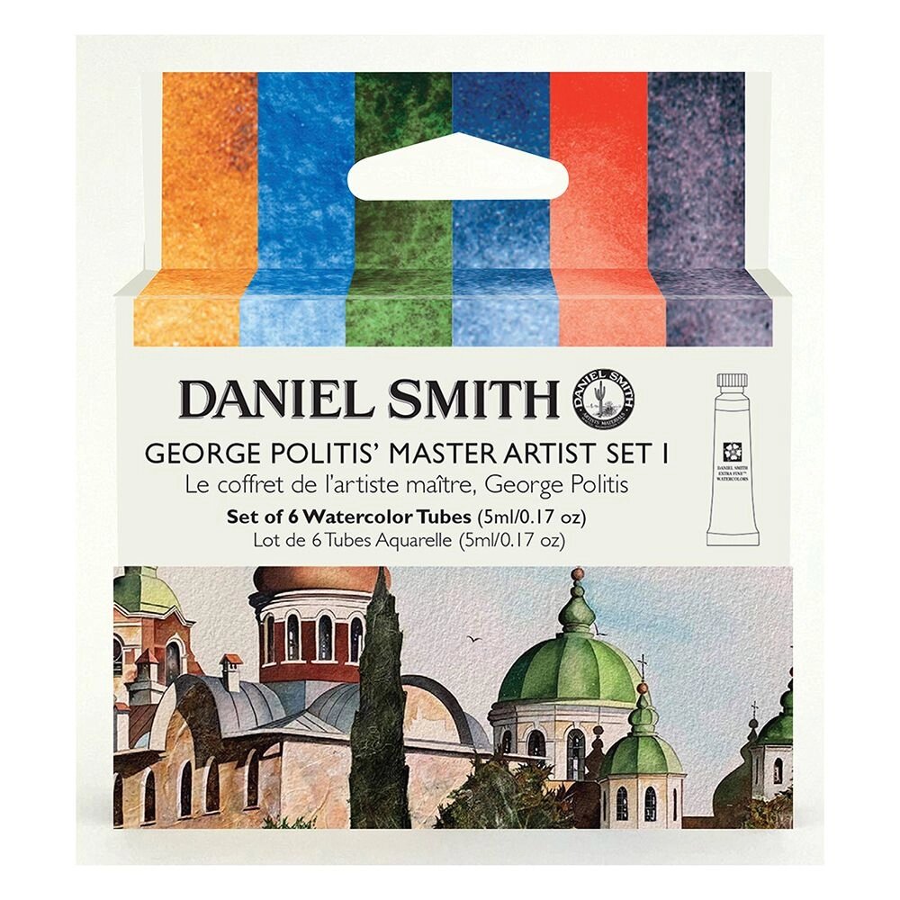 Набор акварели Daniel Smith "George Politis Master Artist Set I", 6 цветов, тубы от компании «Офистон маркет» - фото 1