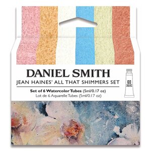 Набор акварели Daniel Smith "Jean Haines’ All That Shimmers Set", 6 цветов, тубы