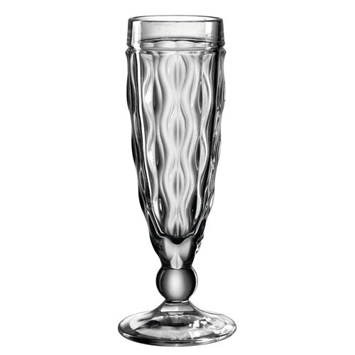 Набор бокалов для шампанского "Brindisi", стекло, 140 мл, 6 шт, серый