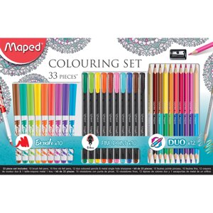 Набор для рисования Maped "Graph Pep's Coloring Set", 33 предмета