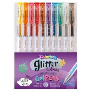 Набор гелевых ручек "Glitter gel", 10 шт