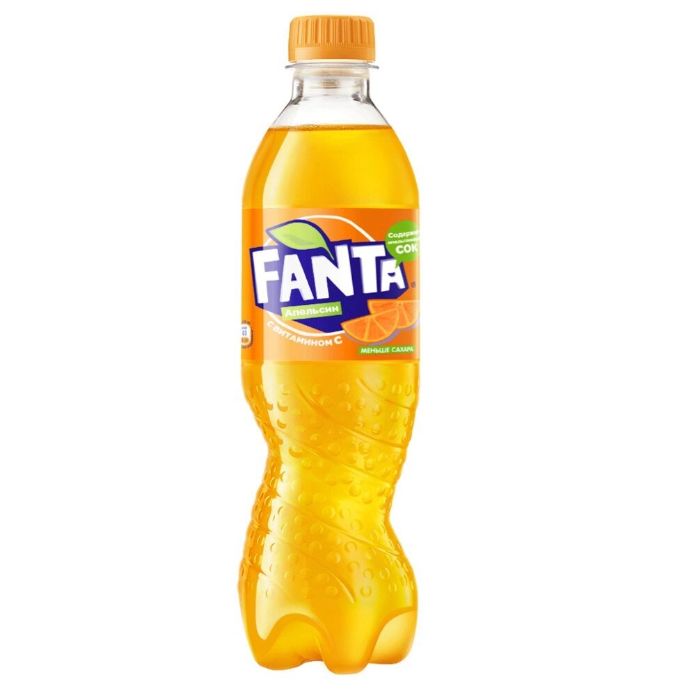 Напиток "Fanta", вкус апельсина, 0.5 л от компании «Офистон маркет» - фото 1