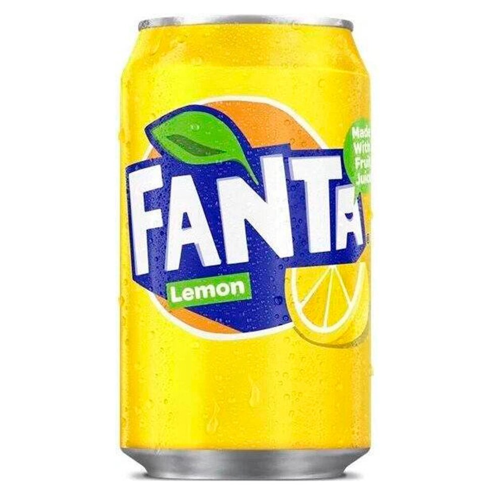 Напиток "Fanta" вкус лимона, 0.33 л от компании «Офистон маркет» - фото 1