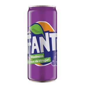 Напиток "Fanta", вкус винограда, 0.33 л