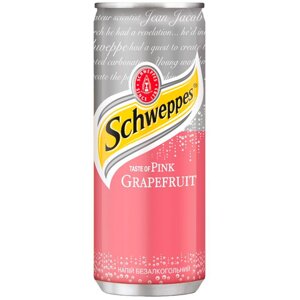 Напиток "Schweppes", со вкусом розовый грейпфрут, 0.33 л