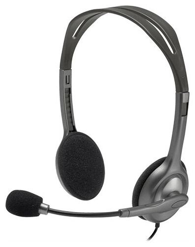 Наушники с микрофоном Logitech "Stereo Headset H111" от компании «Офистон маркет» - фото 1