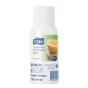 Освежитель воздуха "Tork Premium", А1, 75 мл, тропические фрукты (236051)