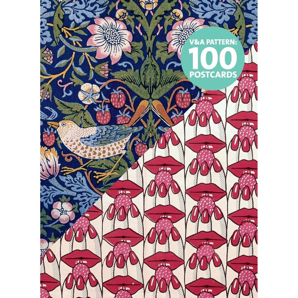 Открытки на иностранном языке "V&A Pattern. 100 Postcards" от компании «Офистон маркет» - фото 1