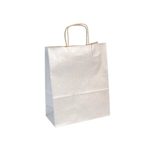 Пакет бумажный подарочный "Silver", 22х10х27 см, 1 шт