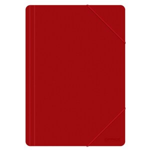 Папка на резинках "Office Products", A4, 15 мм, пластик, красный