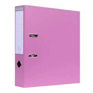 Папка-регистратор, A4, 70 мм, ПВХ, розовый