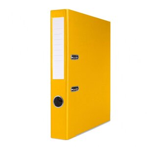Папка-регистратор "Basic-Smart", А4, 50 мм, ПВХ ЭКО, желтый