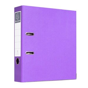 Папка-регистратор "Exacompta", A4, 70 мм, ламинированный картон, фиолетовый