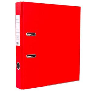 Папка-регистратор "OfficeStyle", А4, 50 мм, ПВХ Эко, красный