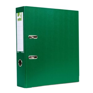Папка-регистратор "Q-Connect ПВХ Эко", A4, 75 мм, зеленый