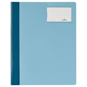 Папка-скоросшиватель с окном для визиток "Durable", А4+голубой