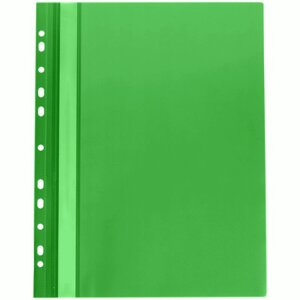 Папка-скоросшиватель с перфорацией "Donau", A4, зеленый
