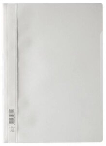 Папка-скоросшиватель с прозрачной обложкой "Durable", A4, белый