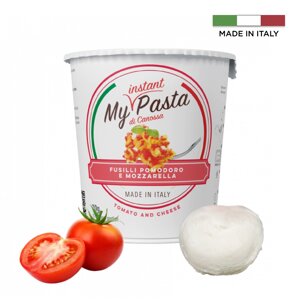 Паста фузилли "My instant pasta" с моцареллой и томатами, 70 г