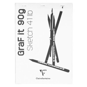 Скетчбук "Graf It", A4, 90 г/м2, 80 листов, белый в Минске от компании «Офистон маркет»