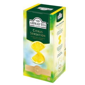 Чай "Ahmad Tea" Citrus Sensation, 25 пакетиков x1.8 г, черный в Минске от компании «Офистон маркет»