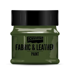 Краска для текстиля "Pentart Fabric & Leather paint", 50 мл, зеленая сосна в Минске от компании «Офистон маркет»