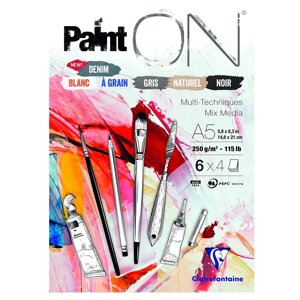 Блок-склейка "Paint'On", А5, 250 г/м2, 24 листа, ассорти в Минске от компании «Офистон маркет»