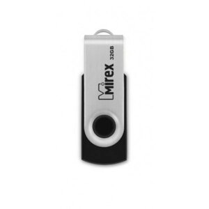 USB Flash накопитель 2.0 32 Gb SWIVEL BLACK, пластик, металл, Mirex в Минске от компании «Офистон маркет»