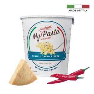 Паста фузилли "My instant pasta" с сыром и черным перцем, 70 г в Минске от компании «Офистон маркет»