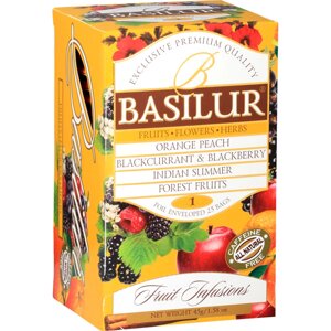 Чай Basilur "Fruit infusion", 25 пакетиковx1.8 гр, ассорти в Минске от компании «Офистон маркет»