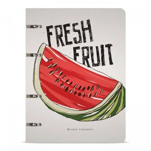 Тетрадь "Fresh & Fruity", А5, 80 листов, линейка, разноцветный