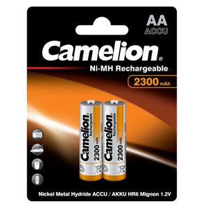 Аккумуляторы "Camelion NH-AA2300BP2", AA, Ni-Mh, 2 шт.