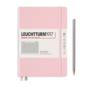 Блокнот "Leuchtturm1917. Classic", А5, 125 листов, клетка, пудровый в Минске от компании «Офистон маркет»