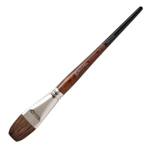 Кисть "Escoda Versatil Brush S/H 1543", синтетика, плоская, №1 в Минске от компании «Офистон маркет»