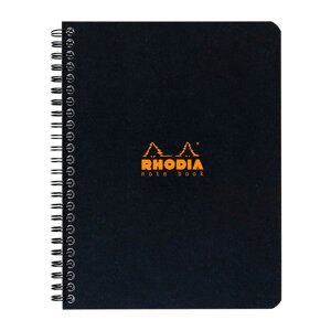 Блокнот "Rhodia", А4+, 160 страниц, в линейку, черный в Минске от компании «Офистон маркет»