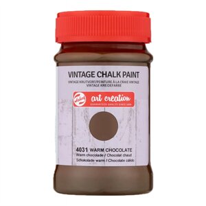 Краска декоративная "VINTAGE CHALK PAINT", 100 мл, 4031 теплый шоколад в Минске от компании «Офистон маркет»