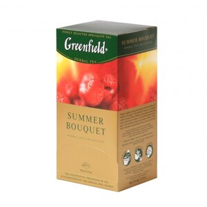 Чай "Greenfield" Summer Bouquet, 25 пакетиков x1.5 г, фруктовый/травяной в Минске от компании «Офистон маркет»