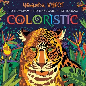 Раскраска "Coloristic Цветовой квест по номерам", Макарова Д. в Минске от компании «Офистон маркет»