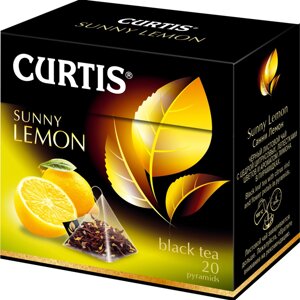 Чай "Curtis" Sunny Lemon, 20 пакетиков x1.7 г, черный в Минске от компании «Офистон маркет»