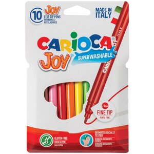 Фломастеры "Carioca Joy", 10 шт