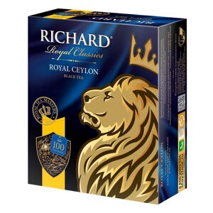 Чай "Richard" Royal Ceylon, 100 пакетиковx2г, черный в Минске от компании «Офистон маркет»