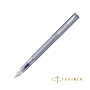 Ручка перьевая Parker "Vector XL Silver Blue", M, серебристый, патрон синий в Минске от компании «Офистон маркет»