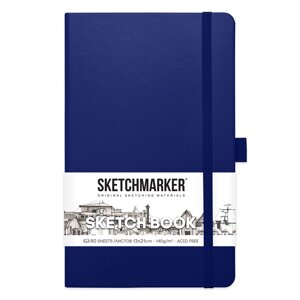 Скетчбук "Sketchmarker", 13x21 см, 140 г/м2, 80 листов, королевский синий в Минске от компании «Офистон маркет»